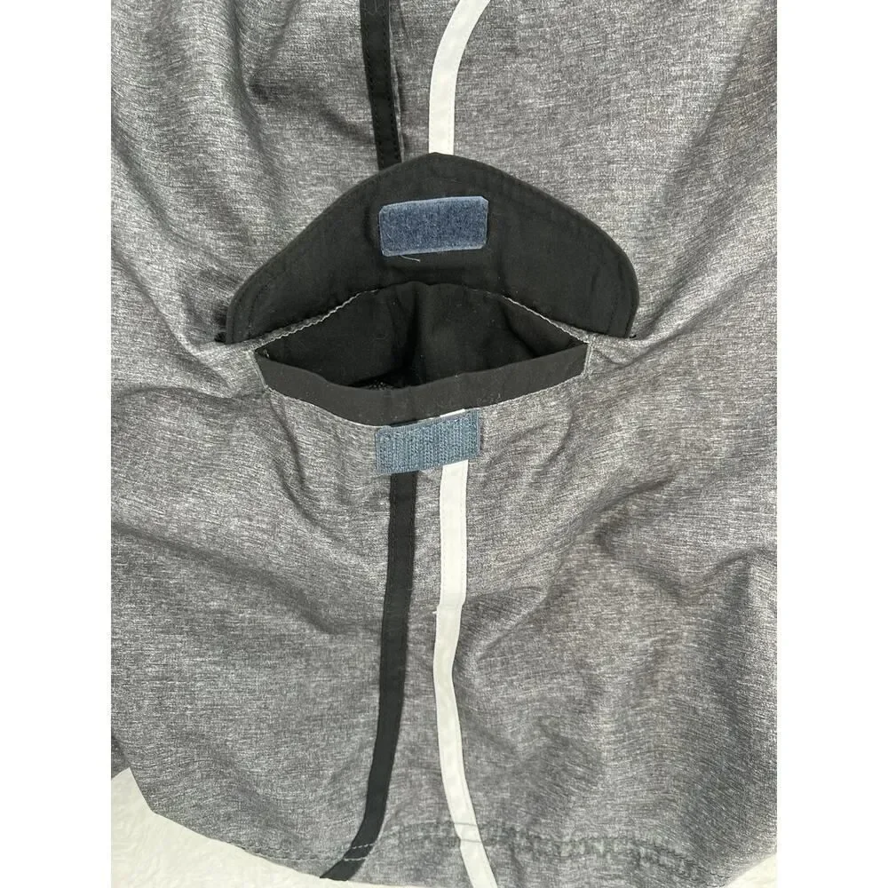 Speedo Board Shorts Men's Large Gray Pull On Drawstring Swim Trunks